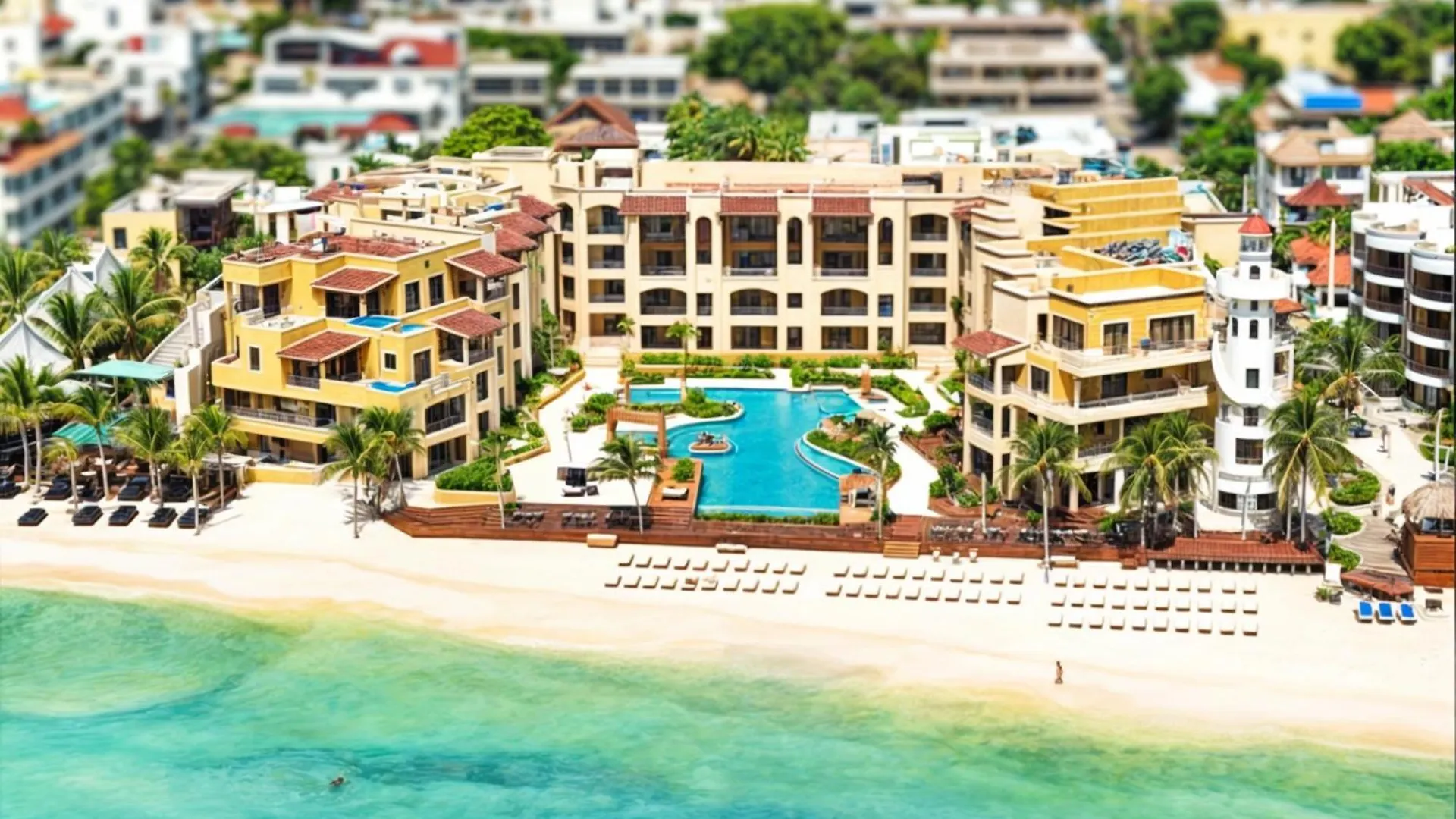 204C Apto Frente Al Mar A Pasos De La 5Ta Av Playa del Carmen